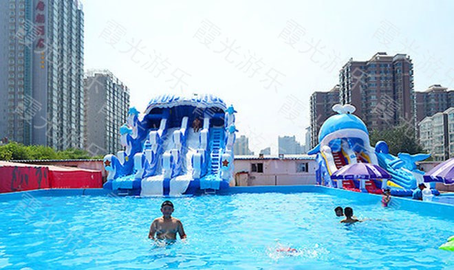 广州大型充气游泳池