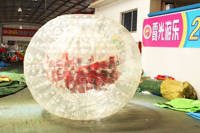 广州透明充气悠波球