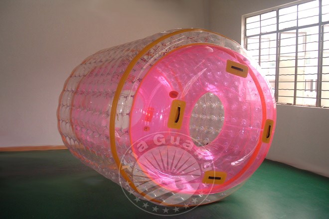 广州粉色水上滚筒
